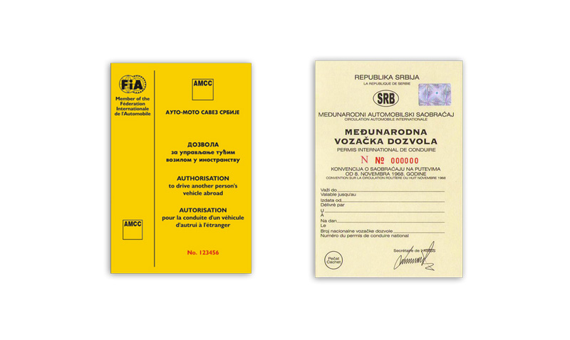 Dozvola za upravljanje tuđim vozilom i Međunarodna vozačka dozvola